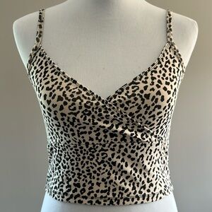 Animal print tank